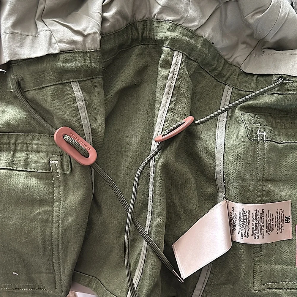 Scotch & Soda Amsterdam Army Green Cotton Long Sleeve Jacket Coat **Sz S** 🌸🌸 - Picture 5 of 6